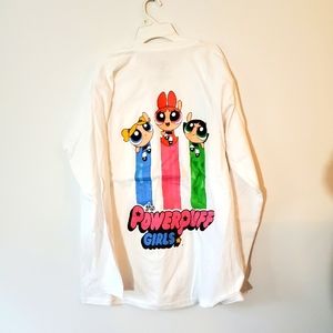 powerpuff girls graphic long sleeve tee